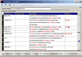 Screen shot - search screen